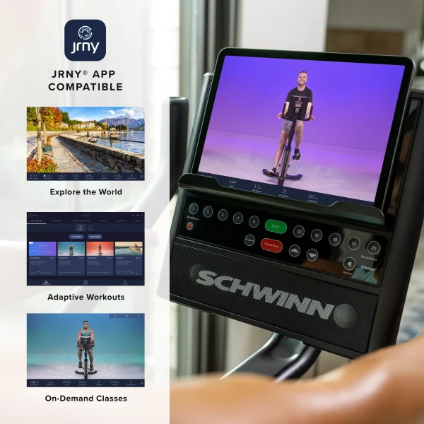 Schwinn 190 Upright Bike, Free 2-Month JRNY Membership - Image 4